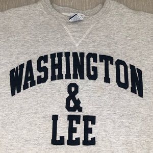 Washington & Lee Vintage Champion Crew Neck Sweatshirt